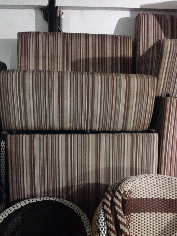 Thanh Lý Sofa Cafe Vải Nâu Cũ L1